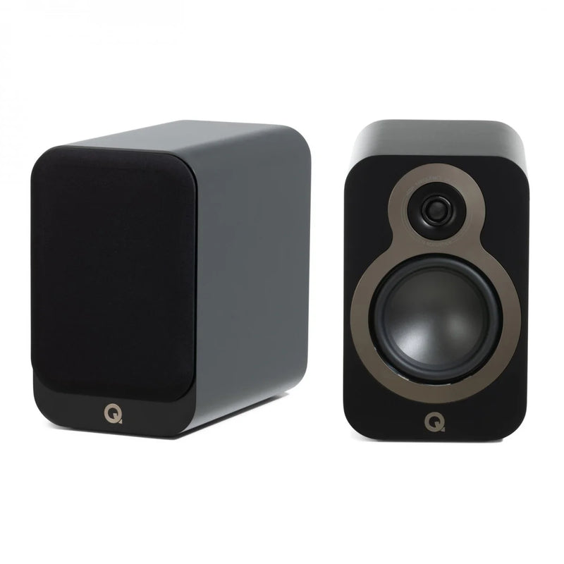 Marantz PM6007BK Integrated Amplifier With Q Acoustics Q3020c Bookshelf Speakers Satin Black Pair HiFi Package