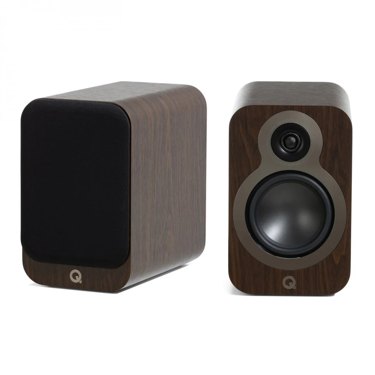 Marantz PM6007BK Integrated Amplifier With Q Acoustics Q3020c Bookshelf Speakers Walnut Pair HiFi Package