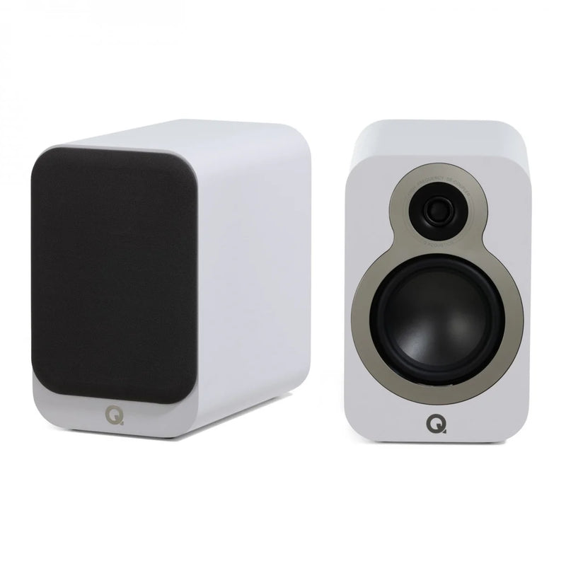 Marantz PM6007SG Integrated Amplifier Silver With Q Acoustics Q3020c Bookshelf Speakers Stain White Pair HiFi Package