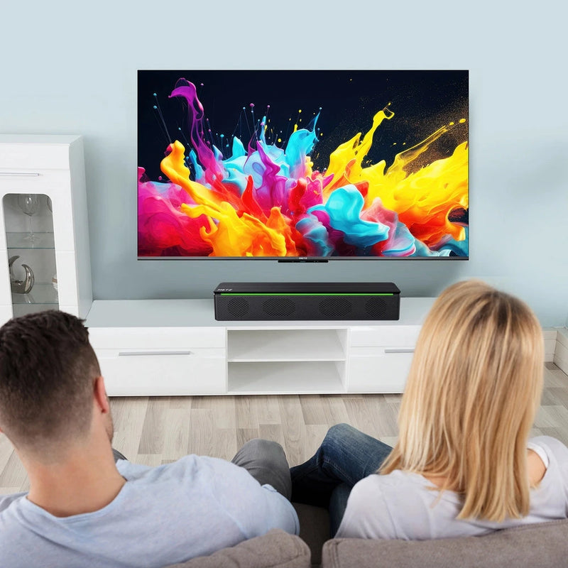 Metz 43MQE7600ZUK 43 Inch 4K UHD HDR QLED Smart TV with S60 Portable Bluetooth Soundbar Bundle 43 Inch