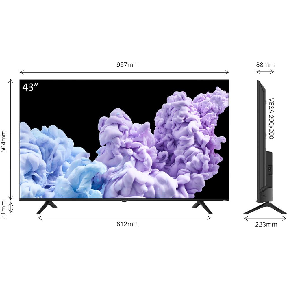 Metz 43MRD6000YUK 43 Inch DLED 4K UHD HDR Smart TV 2024 43 Inch