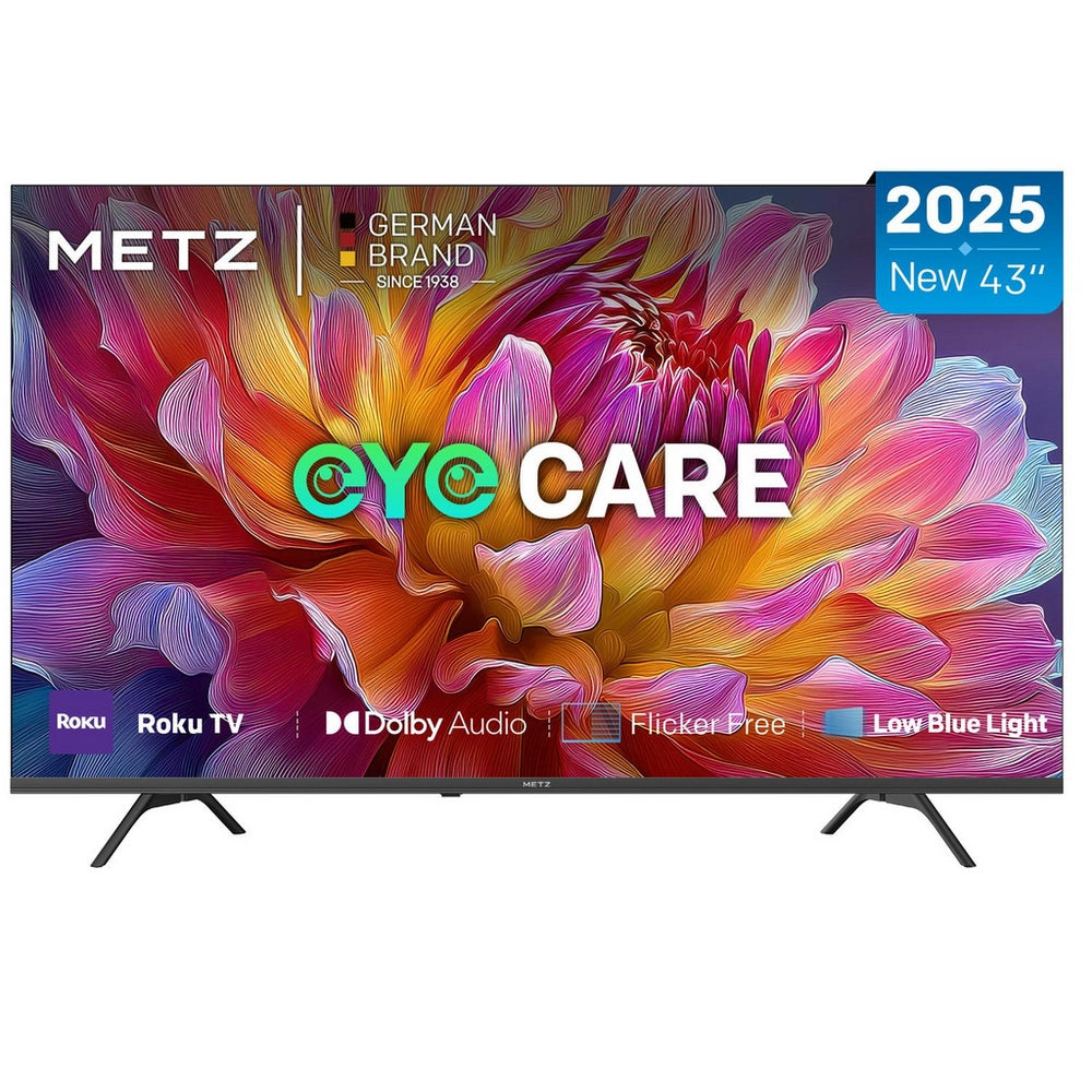 Metz 43MRF6000ZUK 43 Inch MRF6000Z 4K Ultra HD HDR DLED Smart TV with Freely 2025