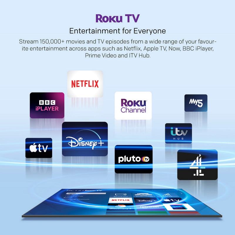 Metz 50MQF7500ZUK 50 Inch 4K UHD HDR QLED Smart TV with S60 Portable Bluetooth Soundbar Bundle 50 Inch