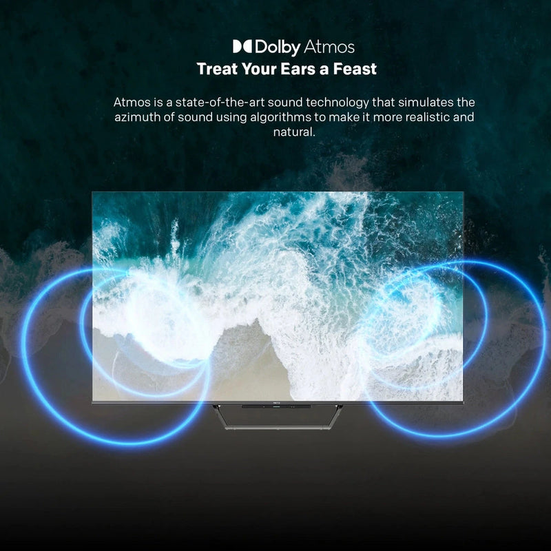 Metz 50MQF7500ZUK 50 Inch 4K UHD HDR QLED Smart TV with S60 Portable Bluetooth Soundbar Bundle 50 Inch