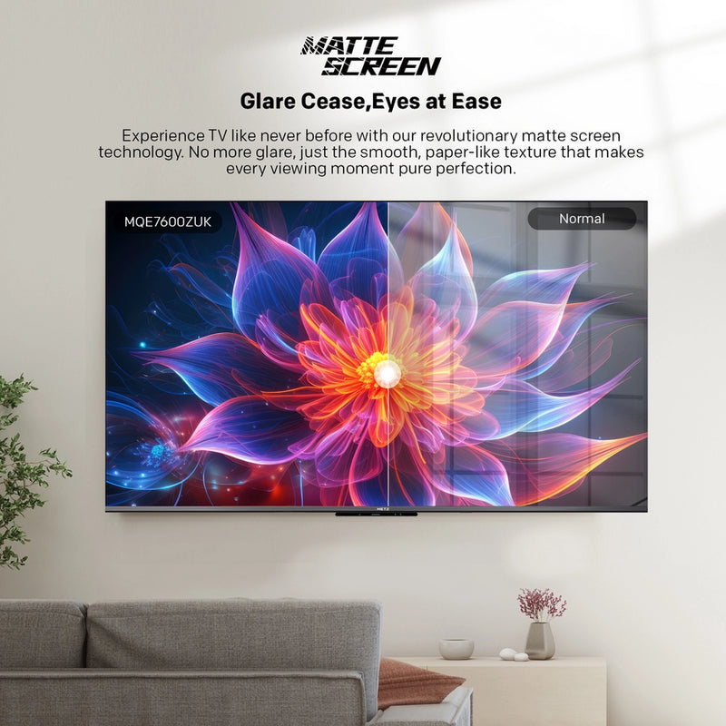 Metz 50MQF7500ZUK 50 Inch 4K UHD HDR QLED Smart TV with S60 Portable Bluetooth Soundbar Bundle 50 Inch
