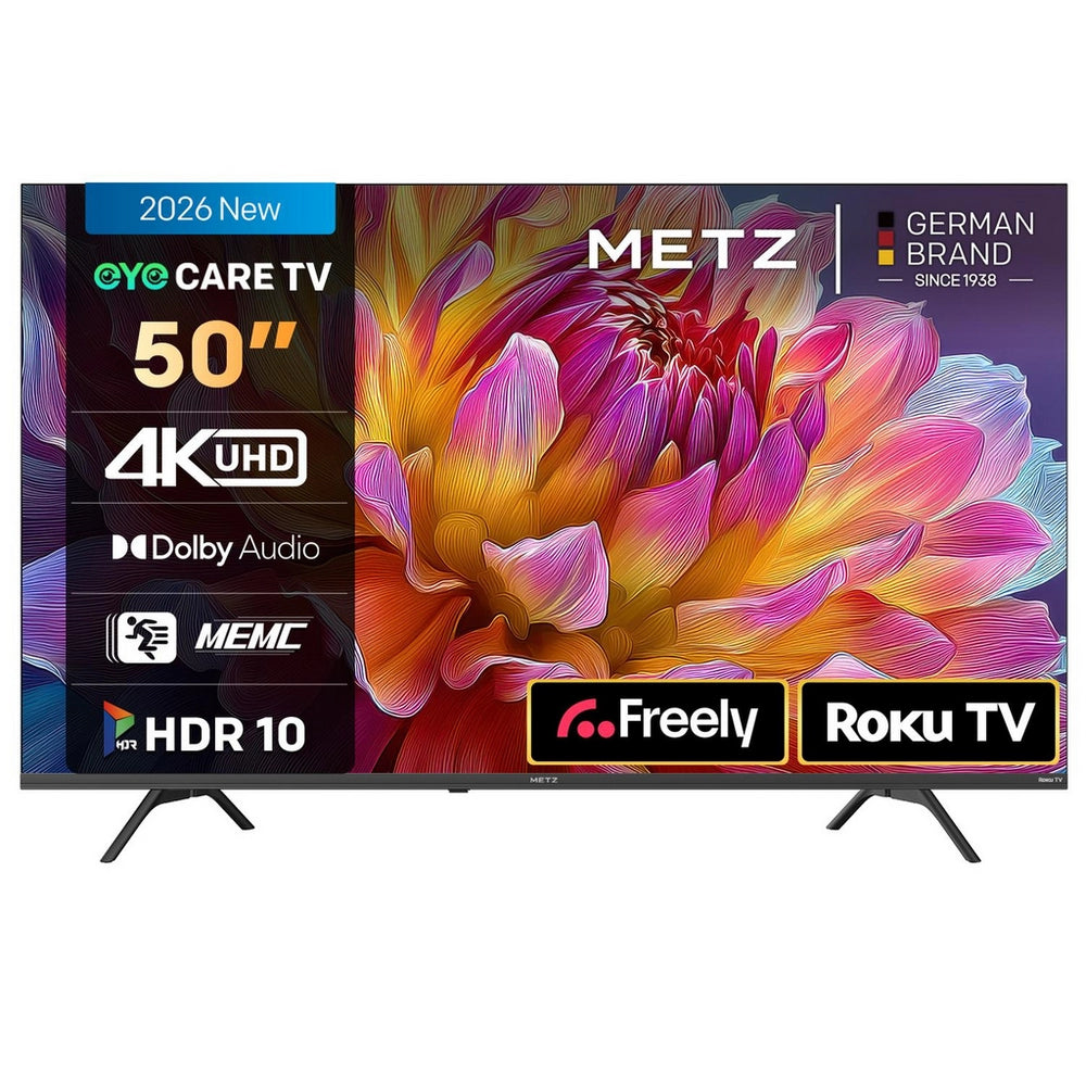 Metz 50MRF6000ZUK 50 Inch MRF6000Z 4K Ultra HD HDR DLED Smart TV with Freely 50 Inch