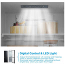 Midea MDRB379FGD30 60/40 Freestanding Total No Frost Fridge Freezer - Black