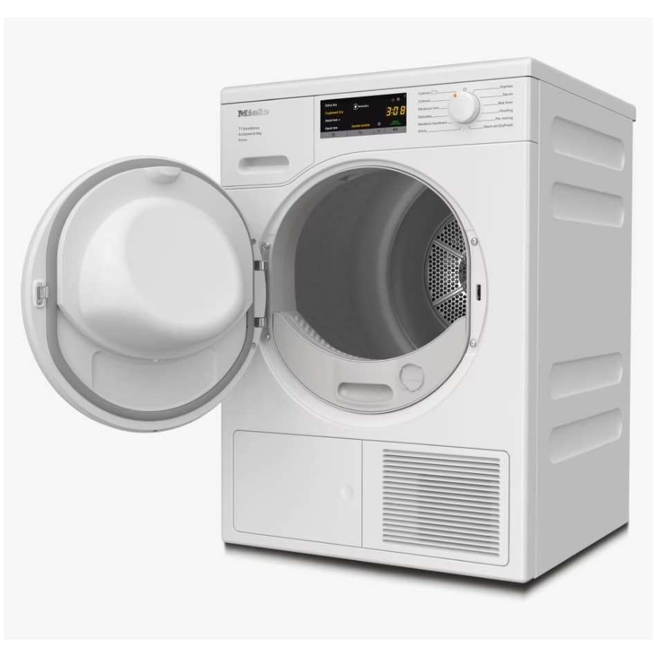 Miele TEA525WP EcoSpeed 8kg Freestanding Heat Pump Tumble Dryer White - A+++ Rated White