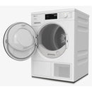 Miele TEC645WP EcoSpeed 8kg Freestanding Heat Pump Tumble Dryer Lotus White