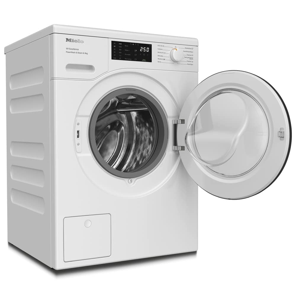Miele WED385 WCS 9kg 1400 Spin PowerWash & SteamCare Washing Machine White - A Rated White