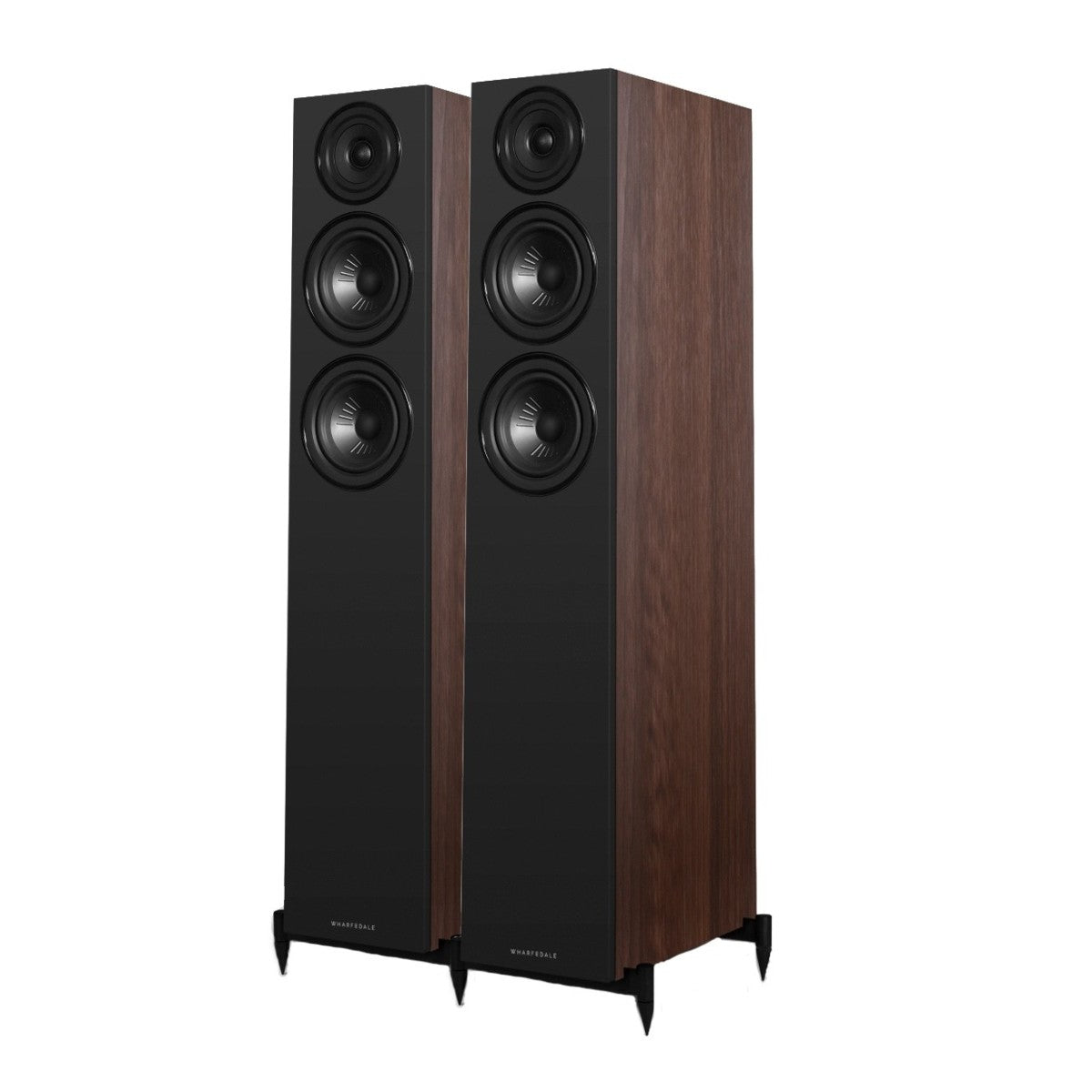 Mission 778X Integrated Amplifier Black with Wharfedale Diamond 12.3i Floorstanding Speakers Walnut Pair Hifi Package Walnut