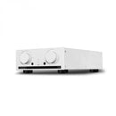 Mission 778X Integrated Amplifier Silver with Monitor Audio Bronze 50 7G Bookshelf Speakers White Pair HiFi Package Silver