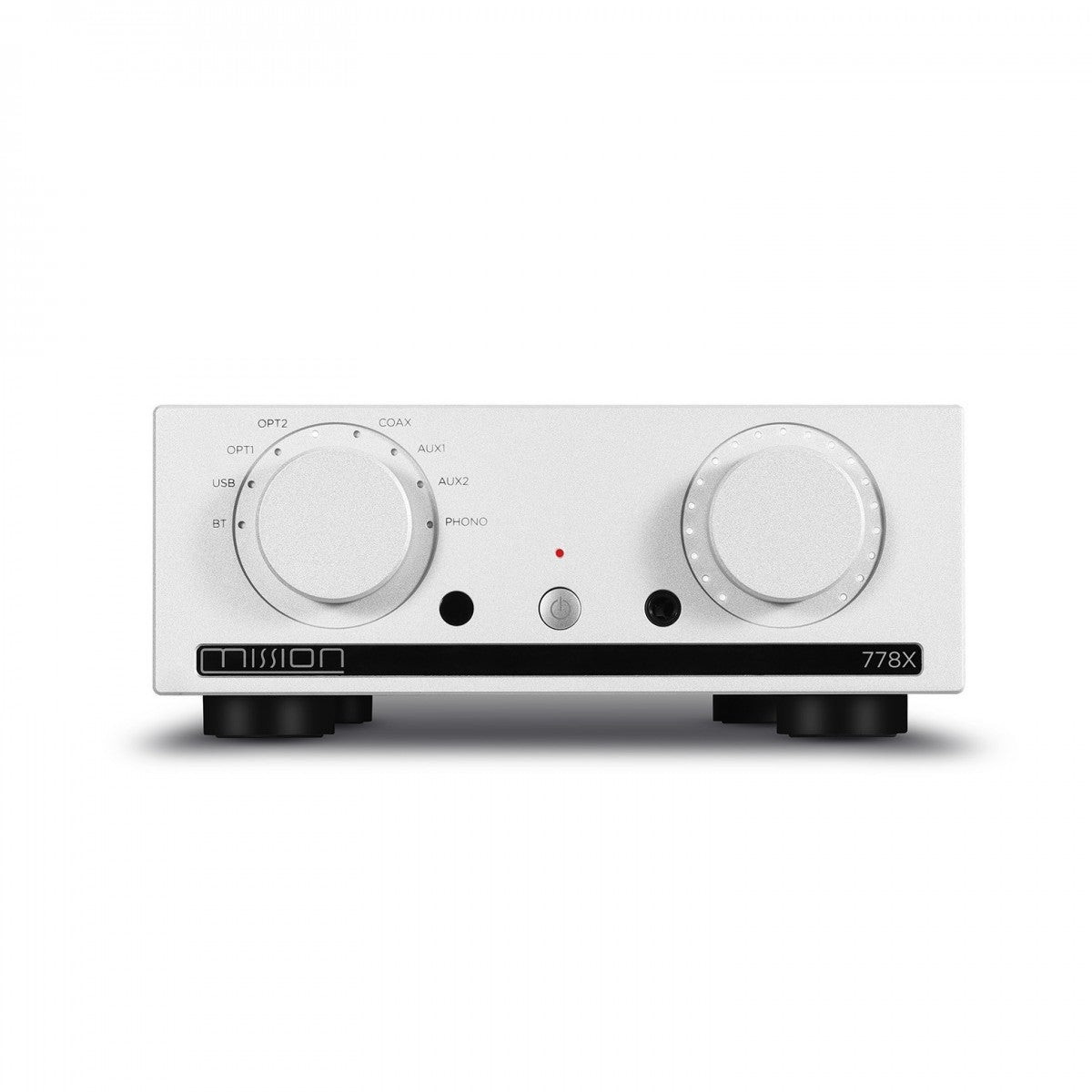 Mission 778X Integrated Amplifier Silver with Wharfedale Diamond 12.2i Bookshelf Speakers Grey Pair Hifi Package Silver