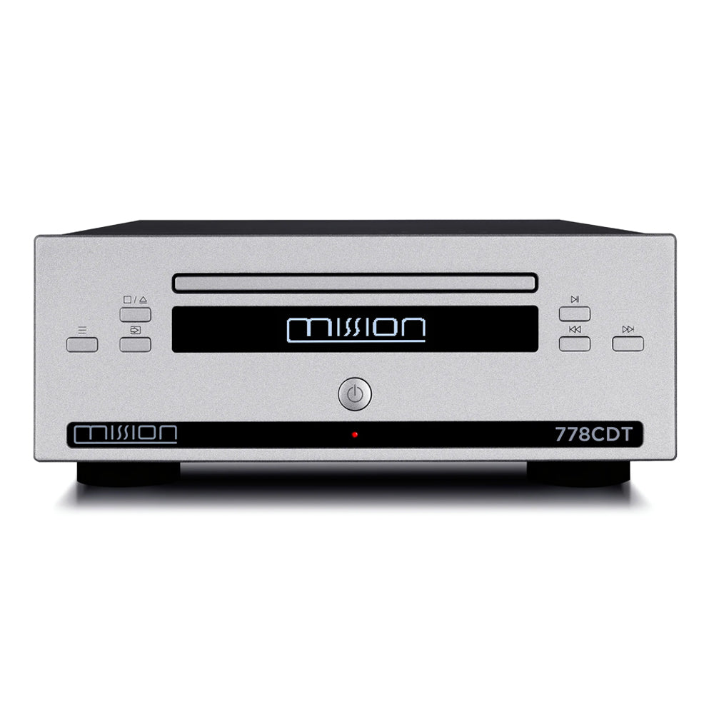 Mission 778X Stereo Amplifier and 778CDT CD Transport HiFi Bundle - Silver Silver