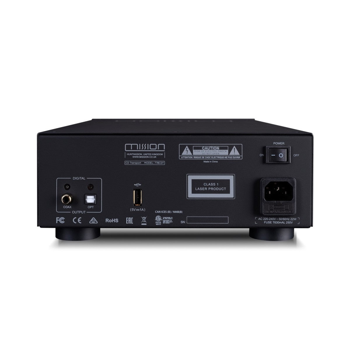 Mission 778X Stereo Amplifier with 778S Streamer and 778CDT CD Transport Bundle - Black Black