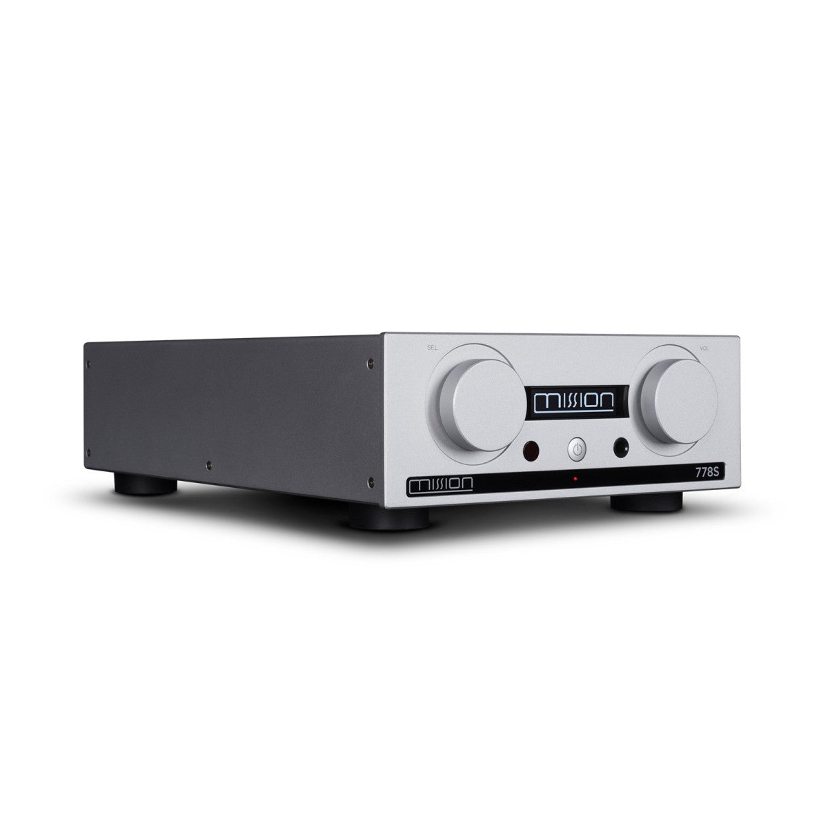 Mission 778X Stereo Amplifier with 778S Streamer and 778CDT CD Transport Bundle - Silver Silver