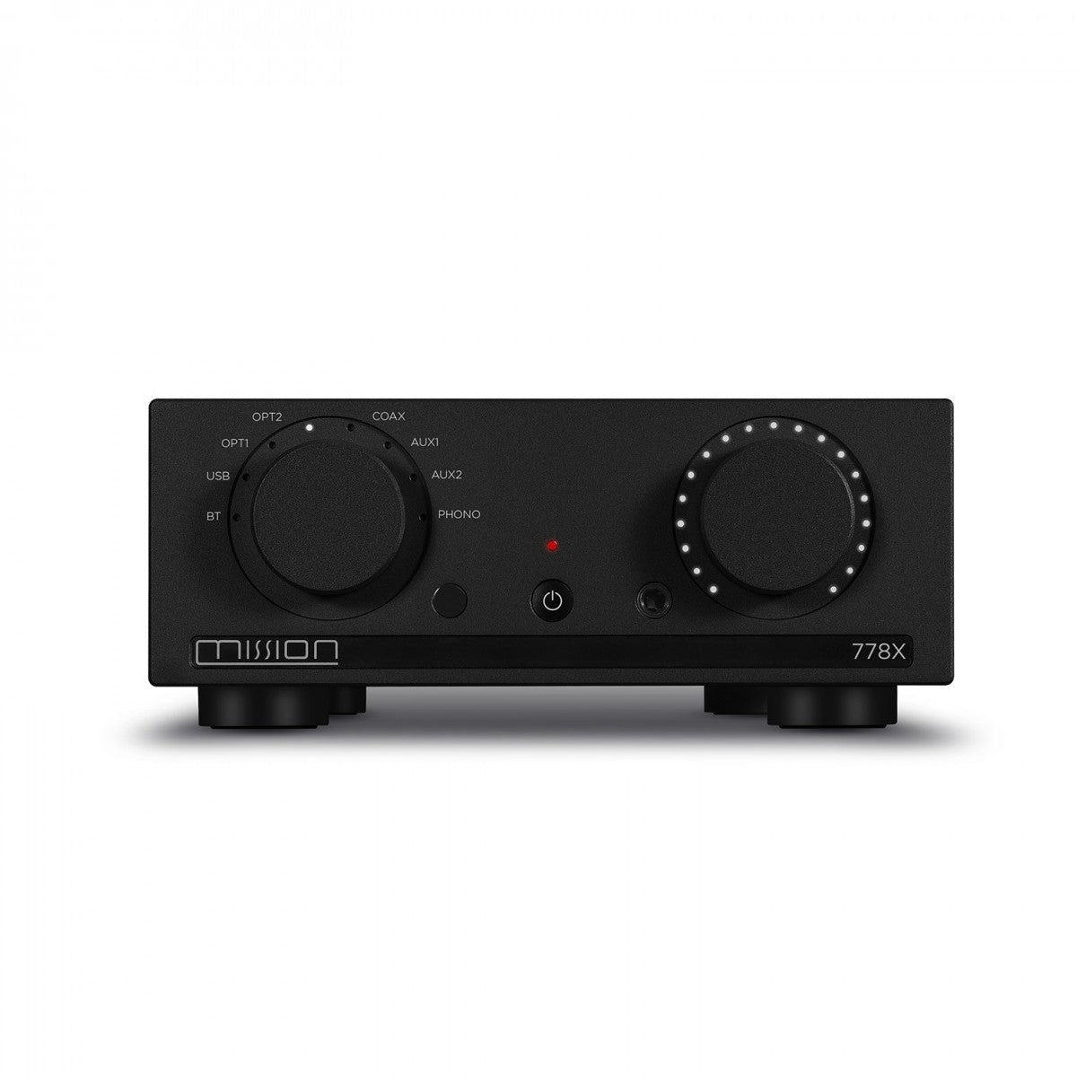 Mission 778X Stereo Amplifier with 778S Streamer Bundle - Black Black