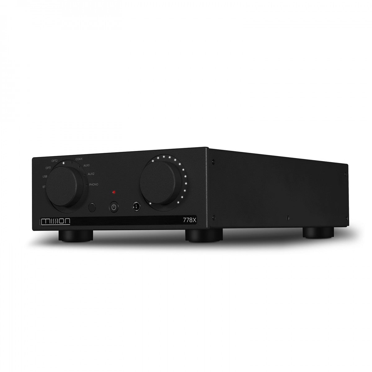 Mission 778X Stereo Amplifier with 778S Streamer Bundle - Black Black
