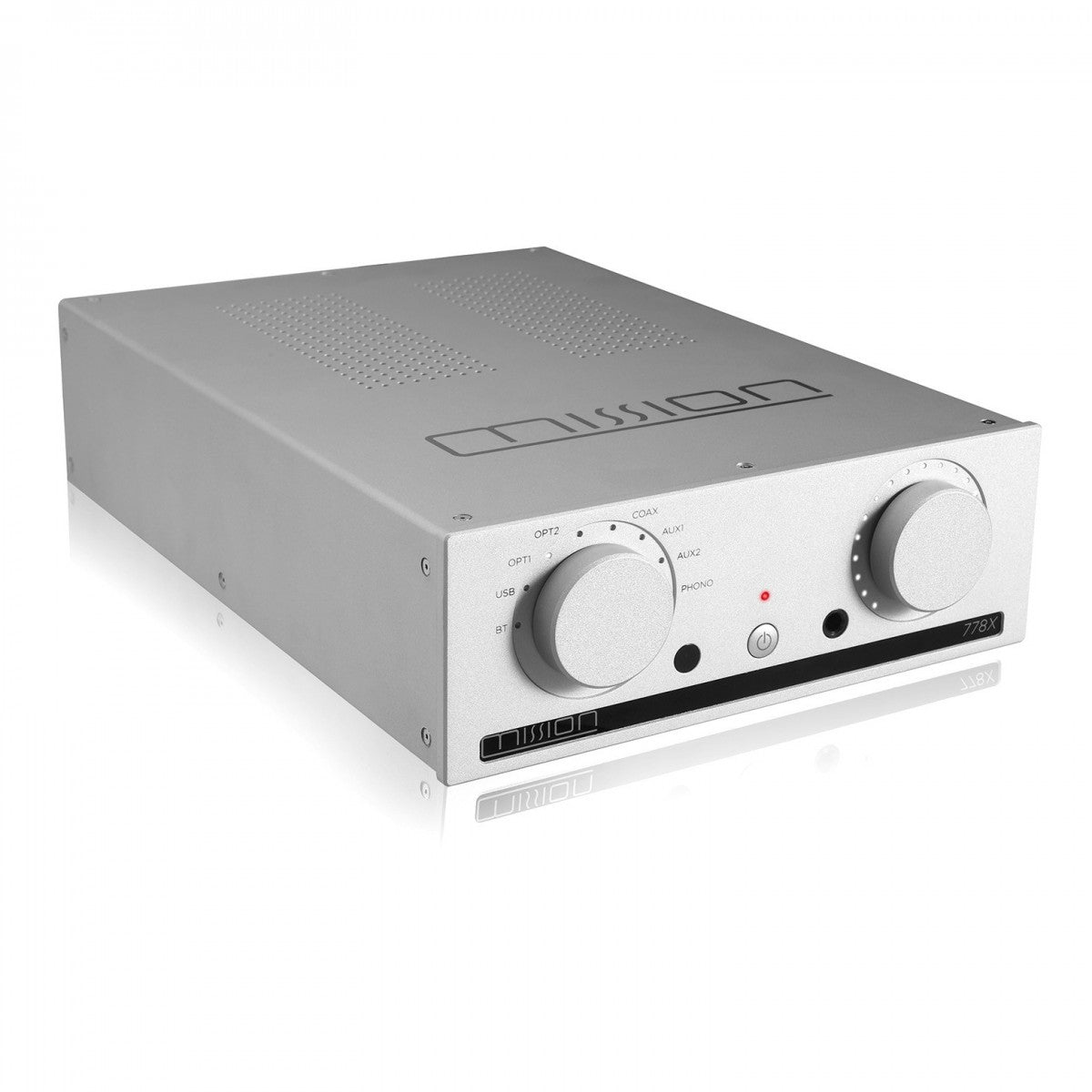 Mission 778X Stereo Amplifier with 778S Streamer HiFi Bundle - Silver Silver