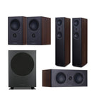 Mission LX MKII 5.1 Speaker Package Walnut (Black Subwoofer) Walnut
