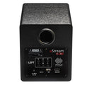 Mitchell Acoustics uStream Cube Hi-Fi Wireless Active Bookshelf Speakers Pair Black