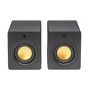 Mitchell Acoustics uStream Cube Hi-Fi Wireless Active Bookshelf Speakers Pair Black