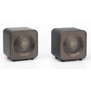 Mitchell Acoustics uStream GO Portable Active Stereo Wireless Speakers Pair - Gun Metal Grey