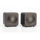 Mitchell Acoustics uStream GO Portable Active Stereo Wireless Speakers Pair - Gun Metal Grey