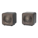 Mitchell Acoustics uStream GO Portable Active Stereo Wireless Speakers Pair - Gun Metal Grey