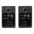 Mitchell Acoustics uStream One Active Stereo Wireless Bookshelf Speakers Pair with HDMI Black