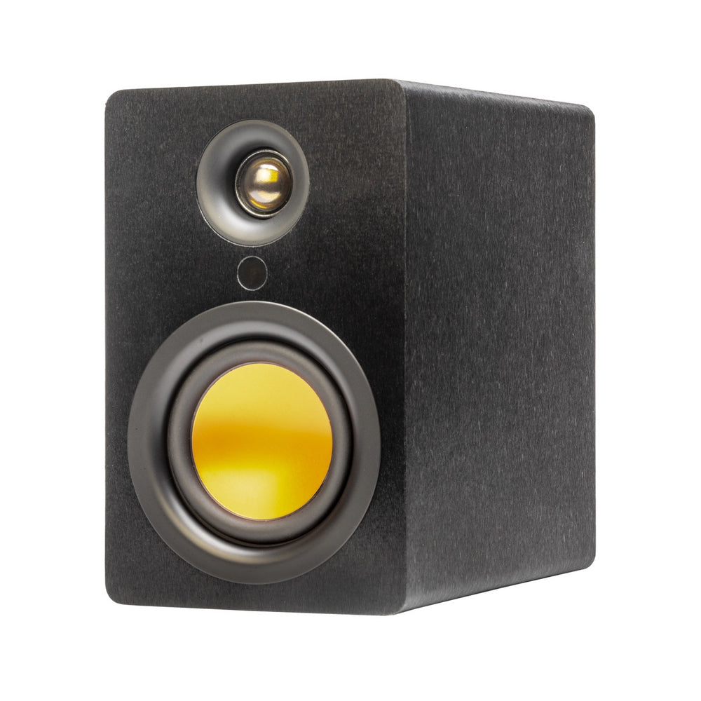 Mitchell Acoustics uStream One Active Stereo Wireless Bookshelf Speakers Pair with HDMI Black