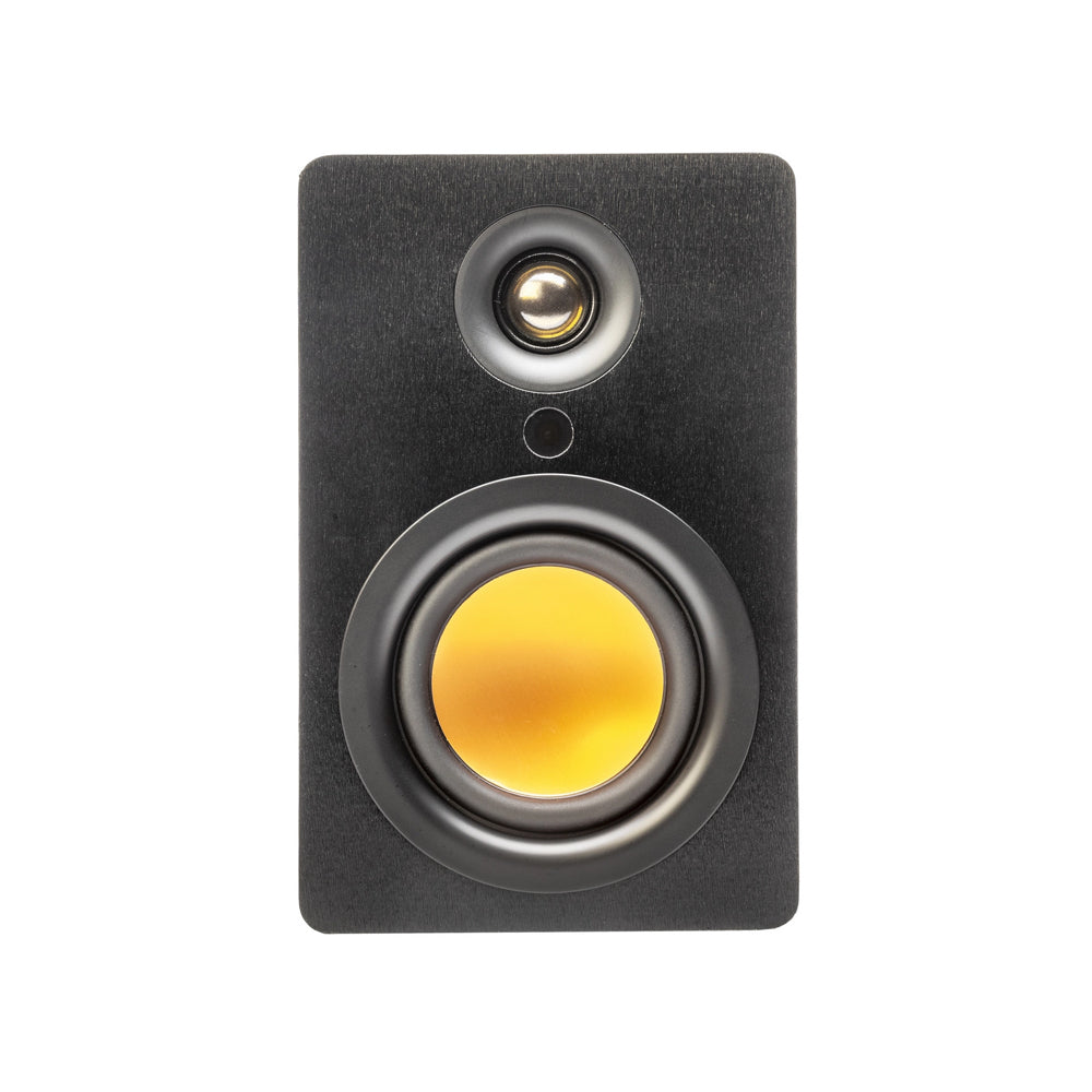 Mitchell Acoustics uStream One Active Stereo Wireless Bookshelf Speakers Pair with HDMI Black