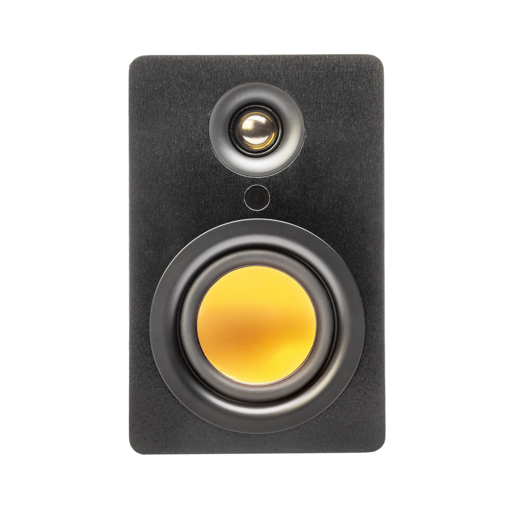 Mitchell Acoustics uStream One Active Stereo Wireless Bookshelf Speakers Pair with HDMI Black