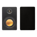 Mitchell Acoustics uStream One Active Stereo Wireless Bookshelf Speakers Pair with HDMI Black