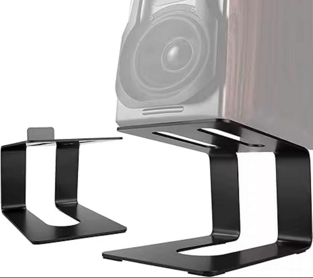 Mitchell Acoustics uStream Stand(D) Desktop Speaker Stands Pair - Black