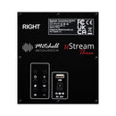 Mitchell Acoustics uStream Three Active Stereo Wireless Bookshelf Speakers Pair with HDMI Black
