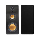 Mitchell Acoustics uStream Three Active Stereo Wireless Bookshelf Speakers Pair with HDMI Black