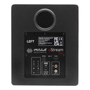 Mitchell Acoustics uStream Two Active Stereo Bookshelf Speakers with uStream Floor Stands Pair - Black