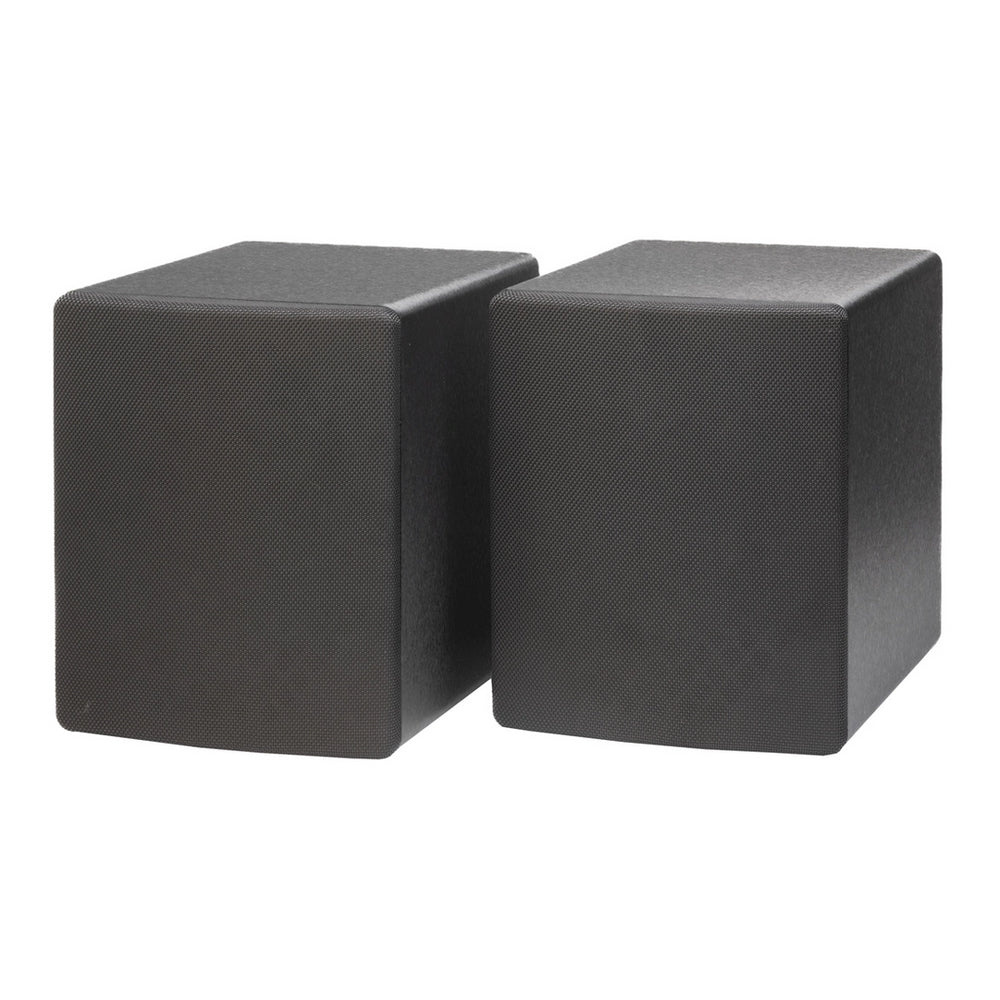 Mitchell Acoustics uStream Two Active Stereo Bookshelf Speakers with uStream Floor Stands Pair - Black