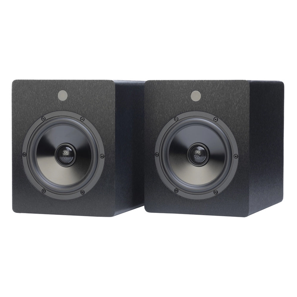 Mitchell Acoustics uStream Two Active Stereo Wireless Bookshelf Speakers Pair with HDMI Black