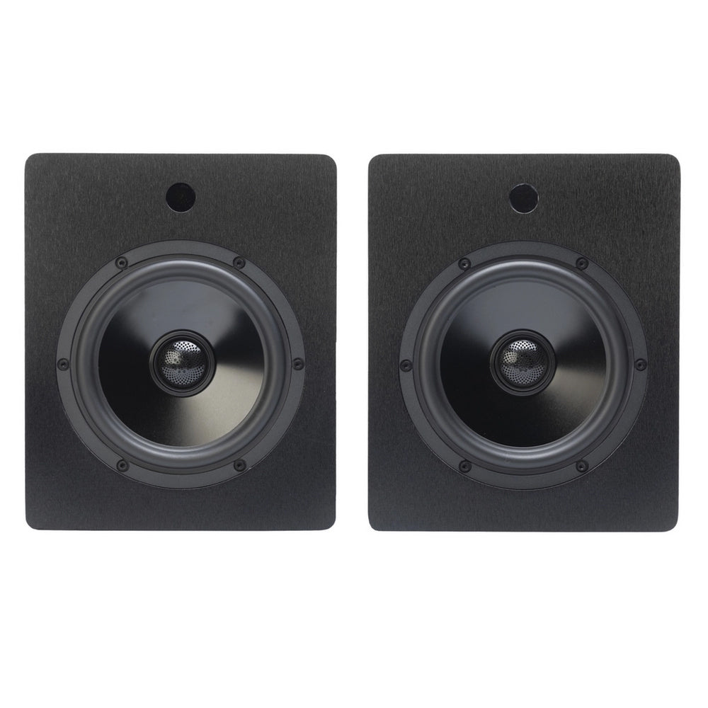 Mitchell Acoustics uStream Two Active Stereo Wireless Bookshelf Speakers Pair with HDMI Black