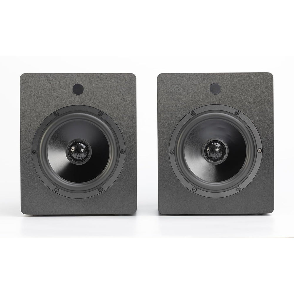 Mitchell Acoustics uStream Two (MK1) True Wireless Active Stereo Bookshelf Speakers with Bluetooth Pair Black