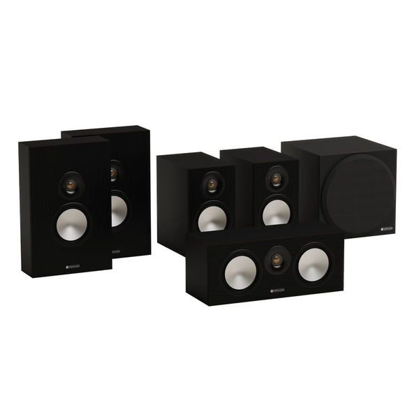 Monitor Audio Bronze 50 7G 5.1 Home Cinema Speakers Package Black Black