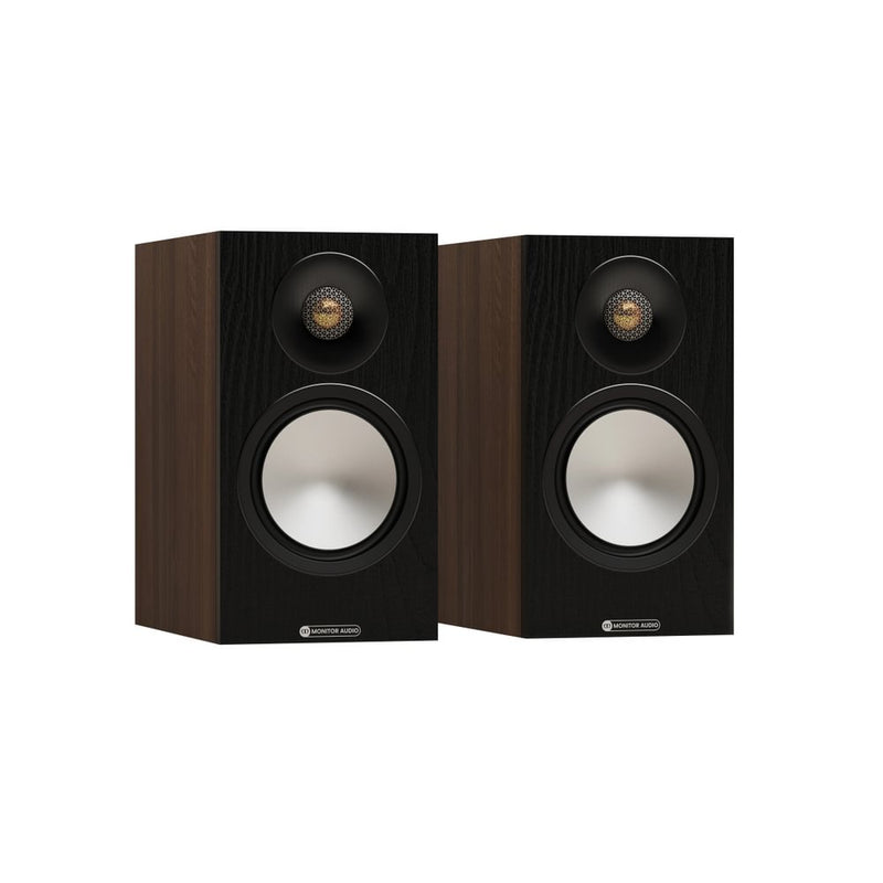 Monitor Audio Bronze 50 7G Two-Way Bookshelf Speakers Pair Walnut