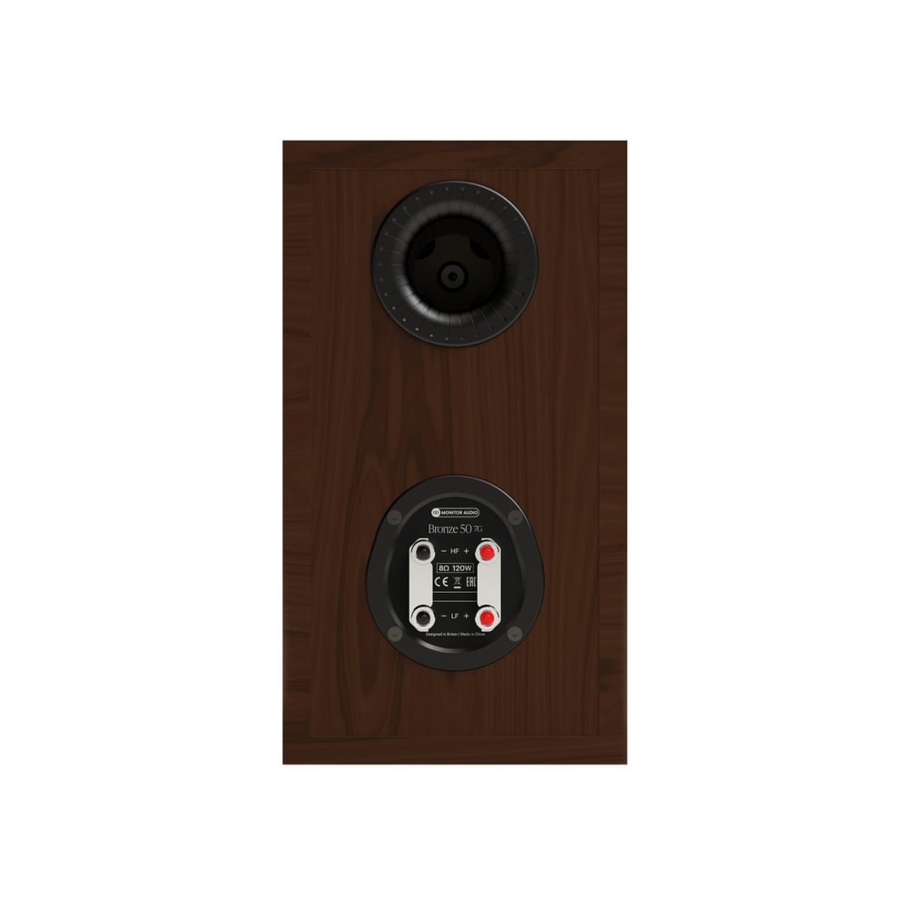 Monitor Audio Bronze 50 7G Two-Way Bookshelf Speakers Pair Walnut