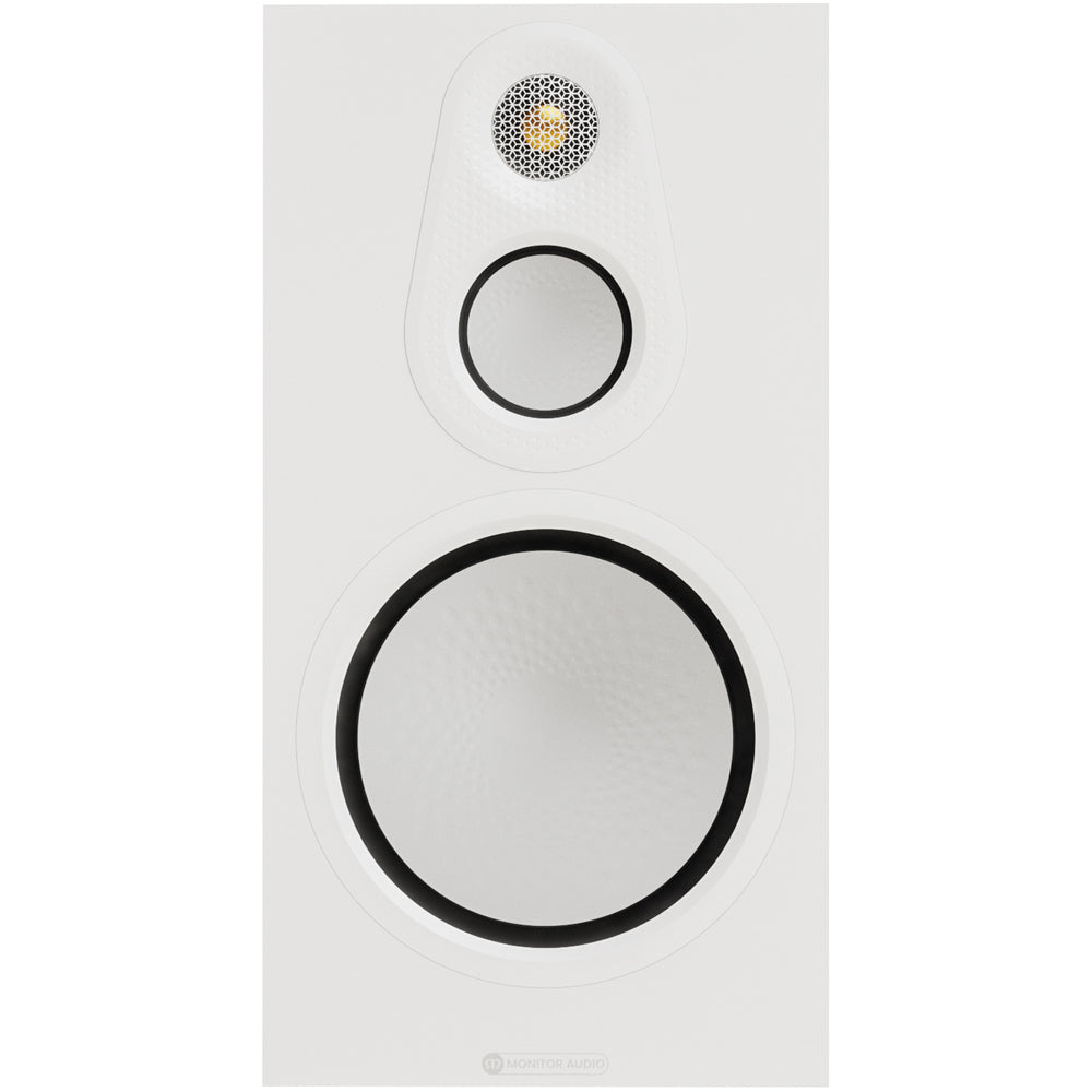 Monitor Audio Silver 100 8G 3-Way Bookshelf Speakers Pair Satin White White