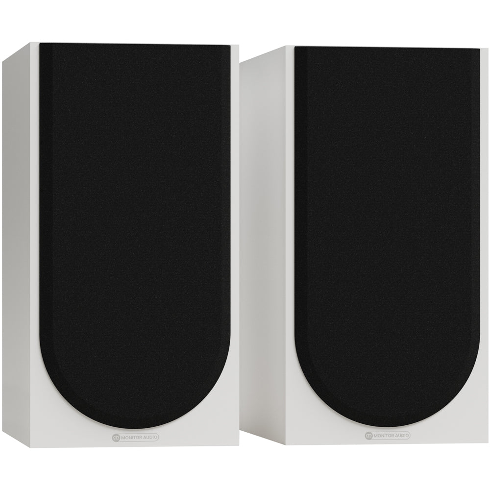 Monitor Audio Silver 100 8G 3-Way Bookshelf Speakers Pair Satin White White