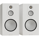 Monitor Audio Silver 100 8G 3-Way Bookshelf Speakers Pair Satin White White