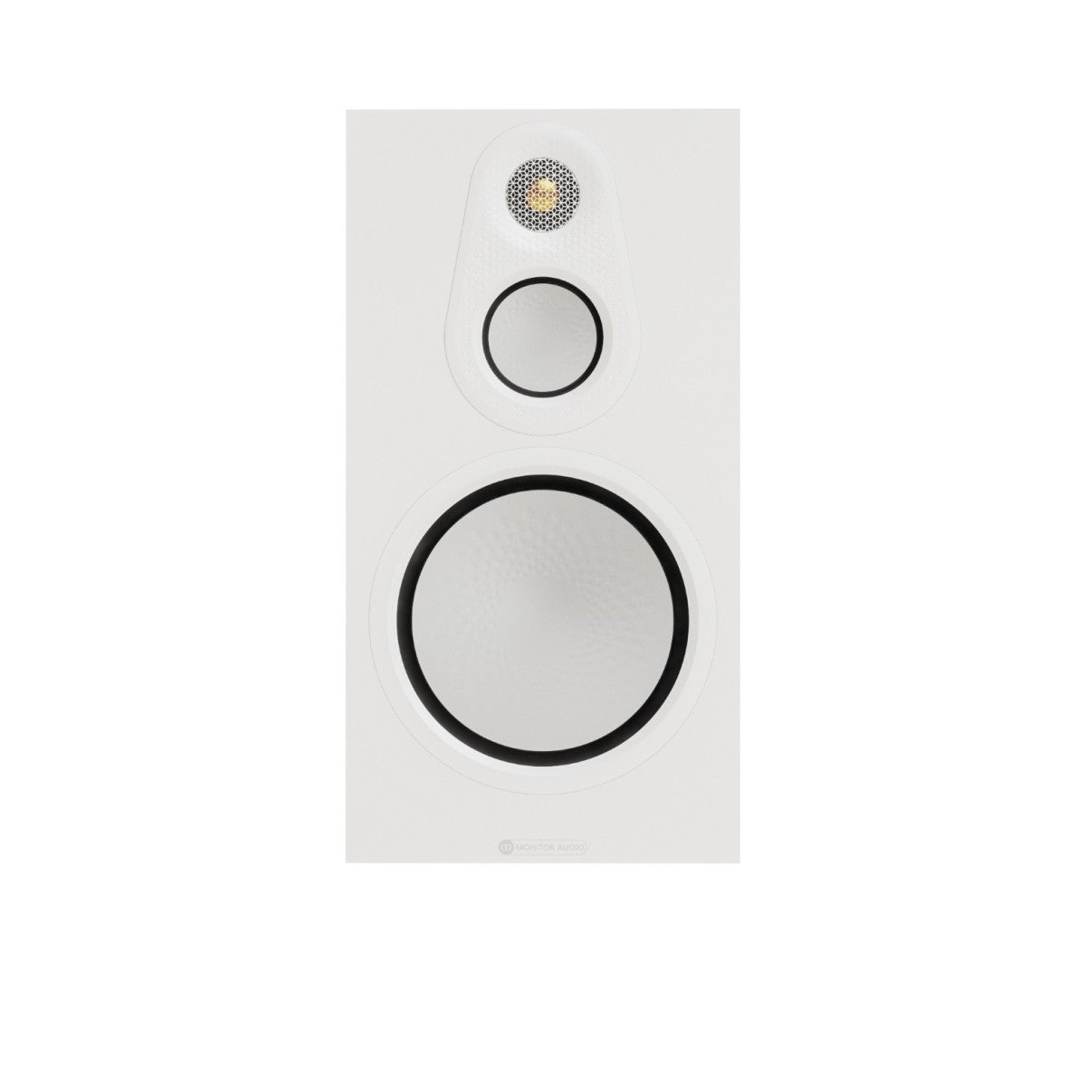 Marantz Model 70 Amplifier Silver with Monitor Audio Silver 100 8G Bookshelf Speakers Pair White HiFi Package