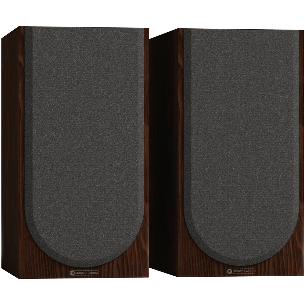 Monitor Audio Silver 100 8G 3-Way Bookshelf Speakers Pair Walnut Walnut